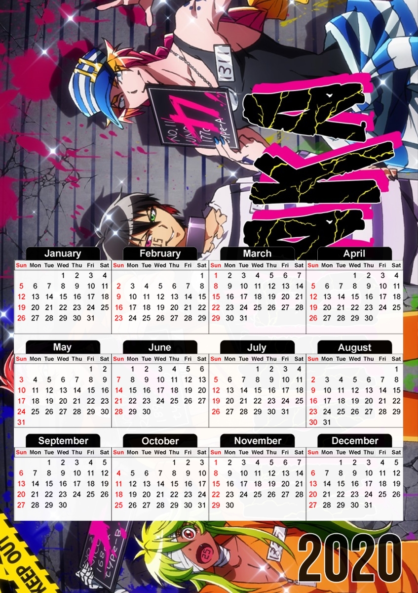  Nanbaka para A3 Photo Calendar 30x43cm