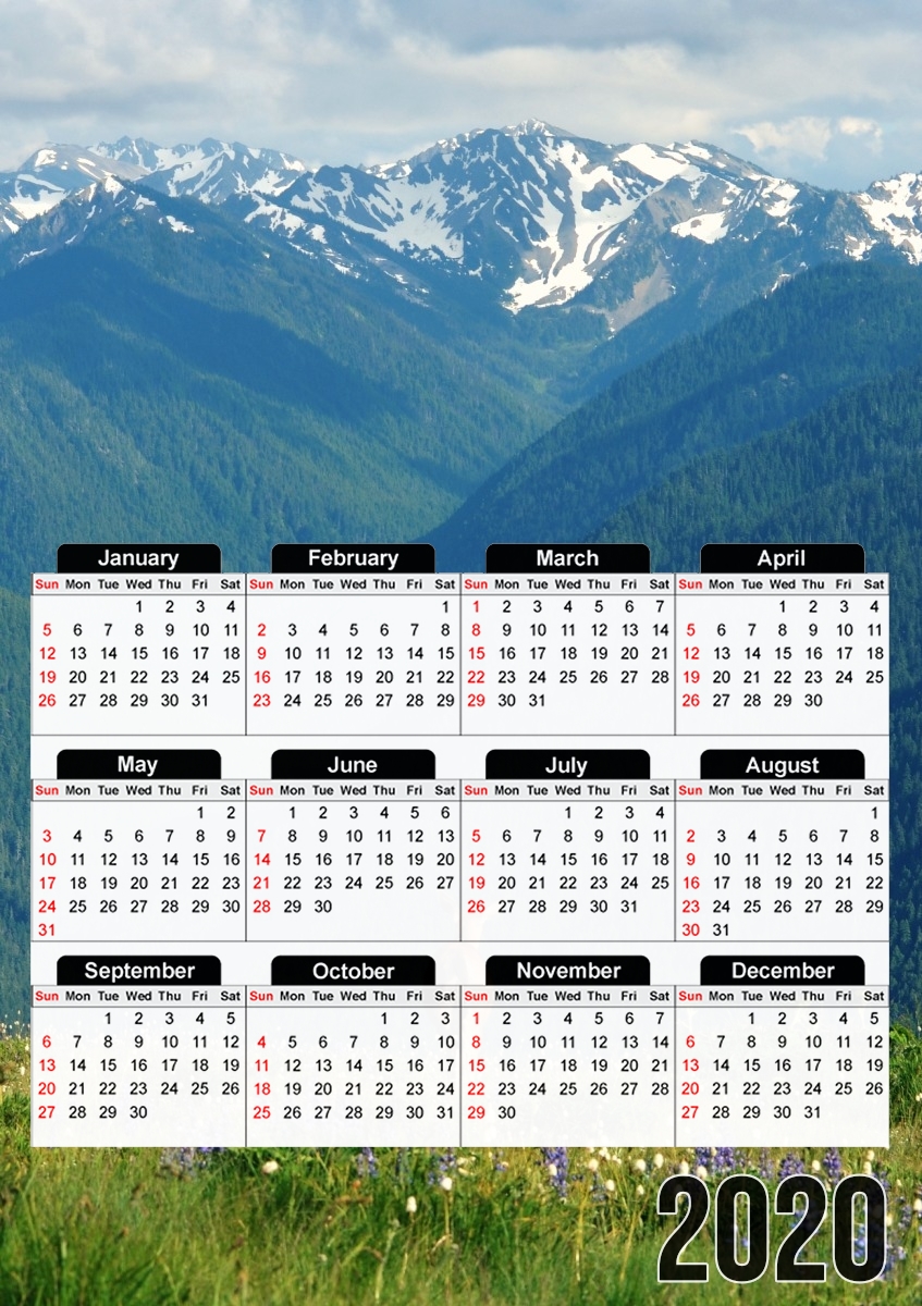  Nature's Calling para A3 Photo Calendar 30x43cm