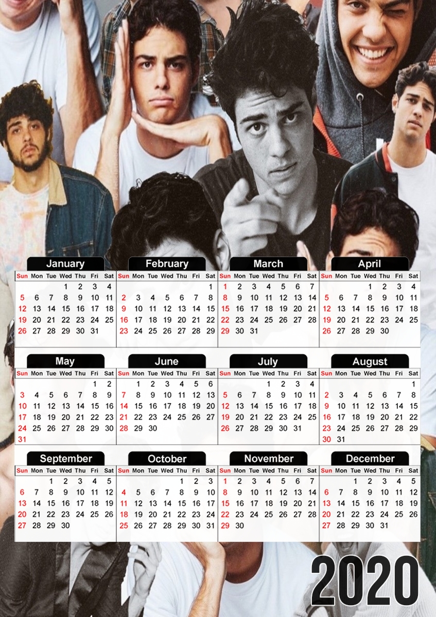  Noah centineo collage para A3 Photo Calendar 30x43cm