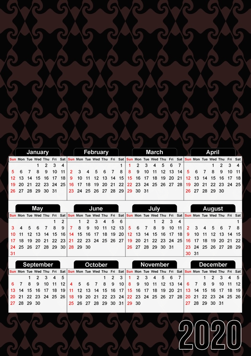  NONSENSE BROWN para A3 Photo Calendar 30x43cm