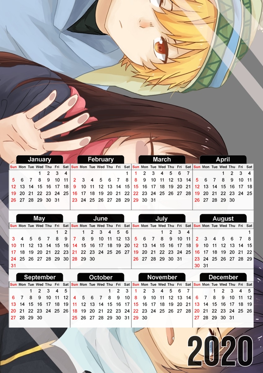  Noragami para A3 Photo Calendar 30x43cm