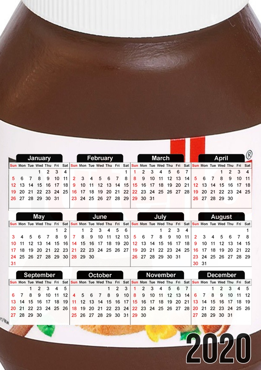  Nutella para A3 Photo Calendar 30x43cm