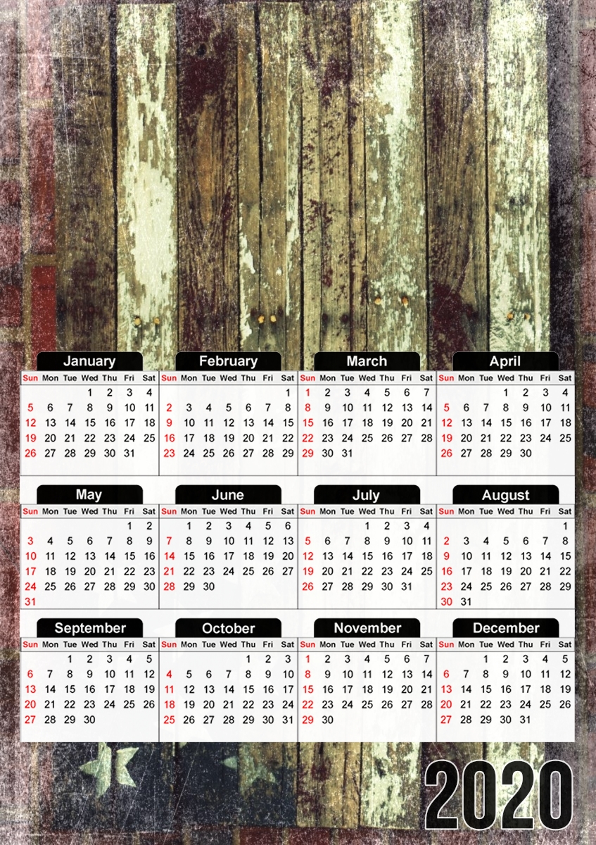  O' Beautiful para A3 Photo Calendar 30x43cm