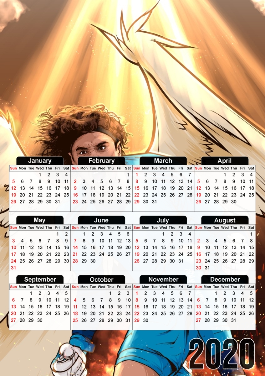  Ochoa Angel Goalkeeper America para A3 Photo Calendar 30x43cm