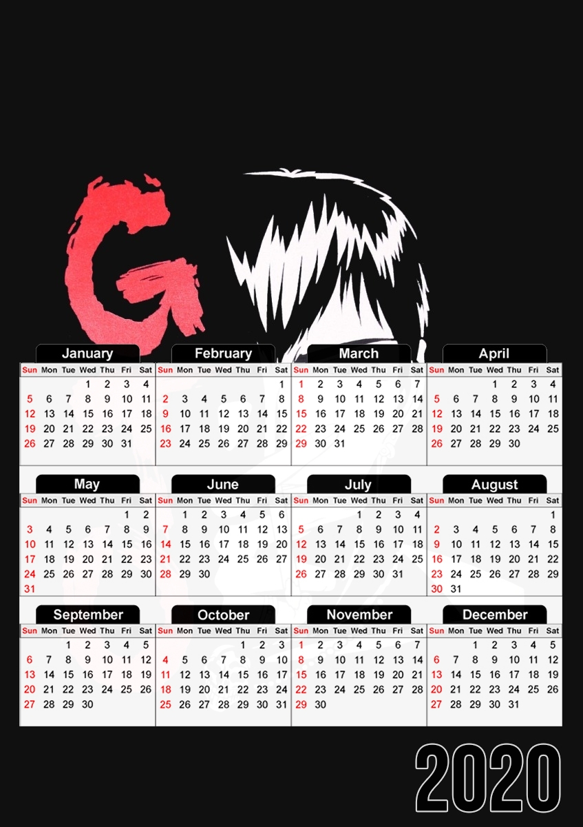  Onizuka GTO Great Teacher para A3 Photo Calendar 30x43cm