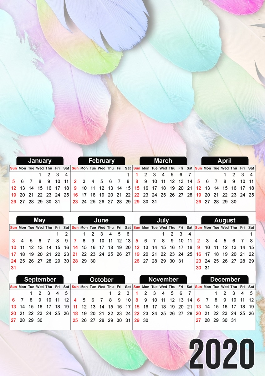  PARADISE BIRD para A3 Photo Calendar 30x43cm