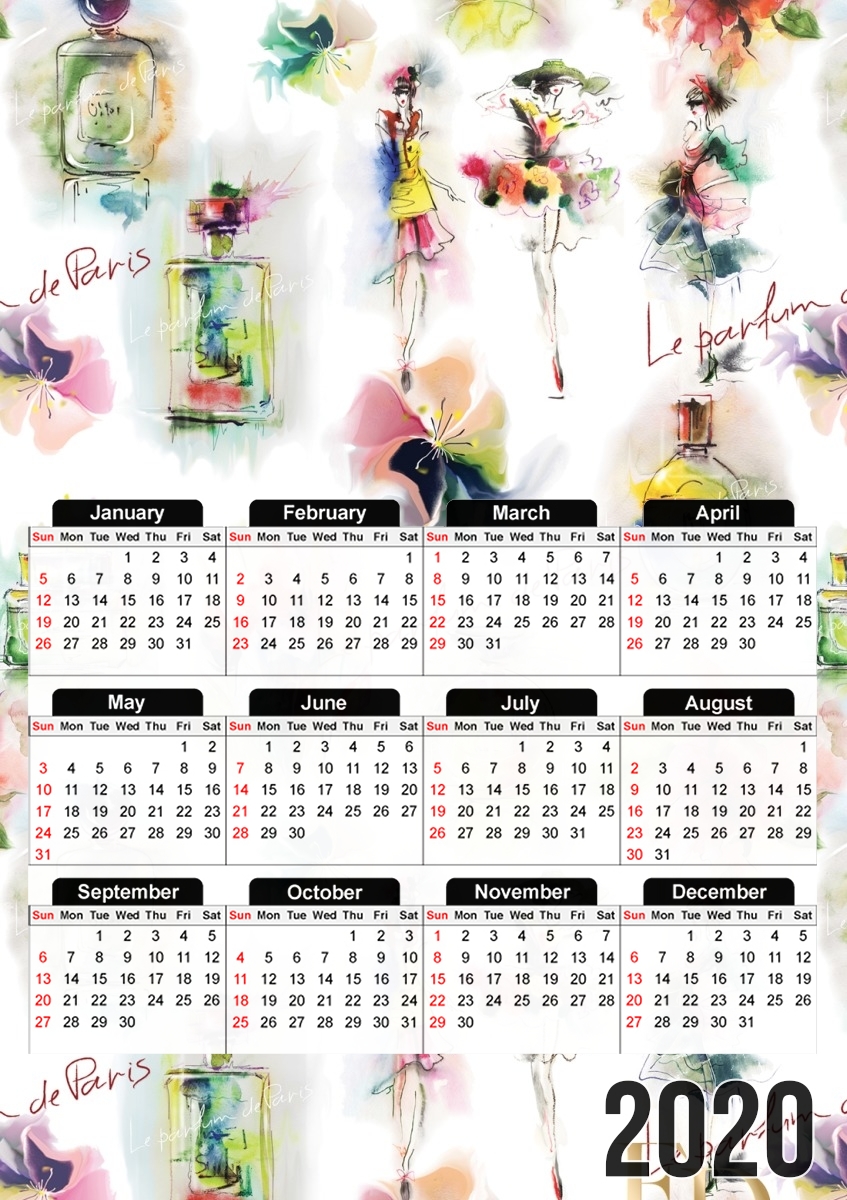  Parfum para A3 Photo Calendar 30x43cm