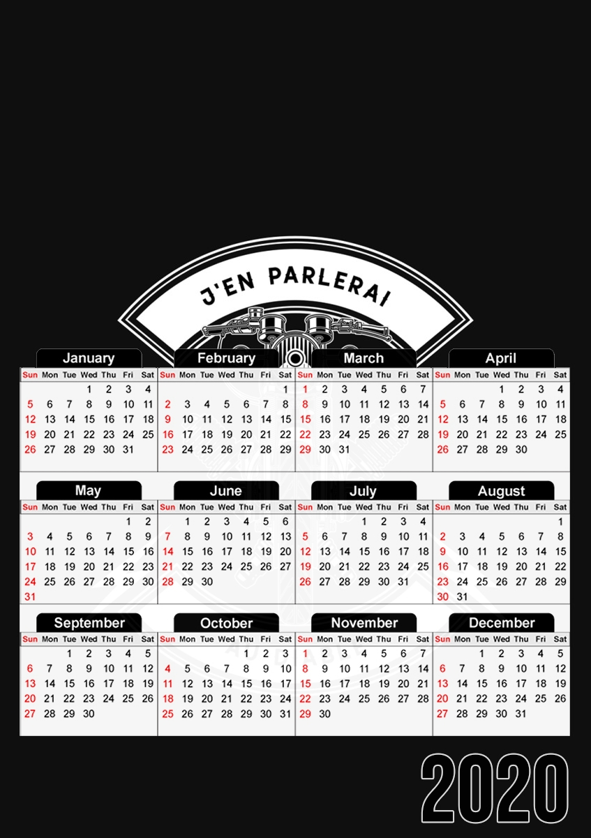  Parler au diable para A3 Photo Calendar 30x43cm