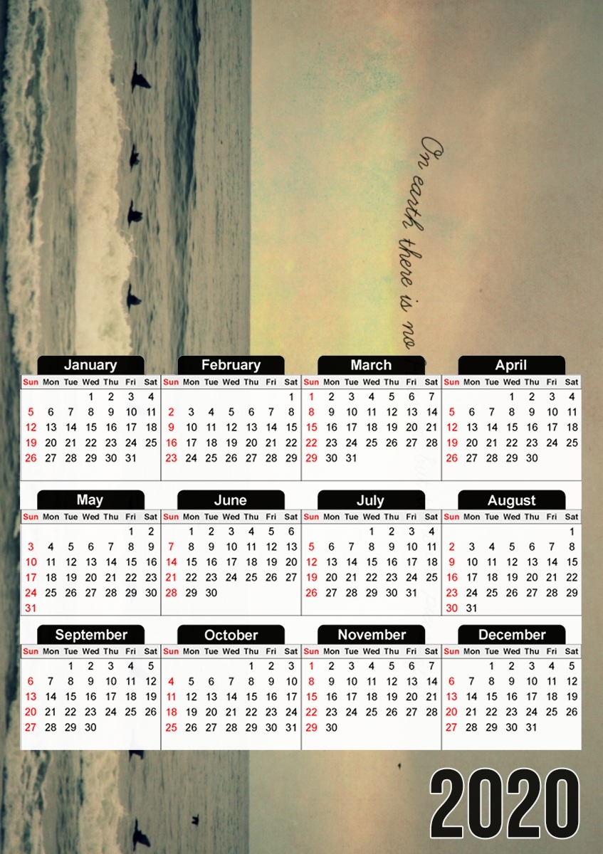  Pieces of Heaven para A3 Photo Calendar 30x43cm