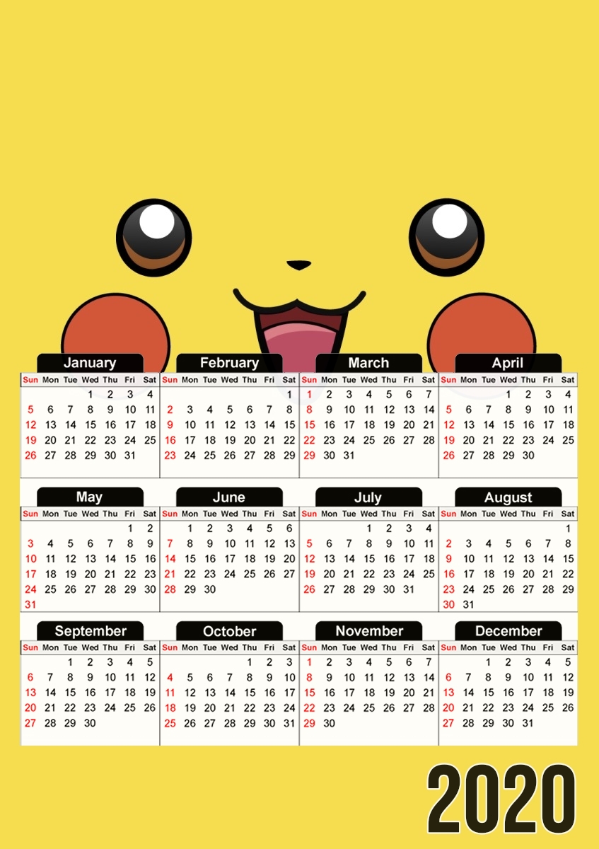  pika-pika para A3 Photo Calendar 30x43cm