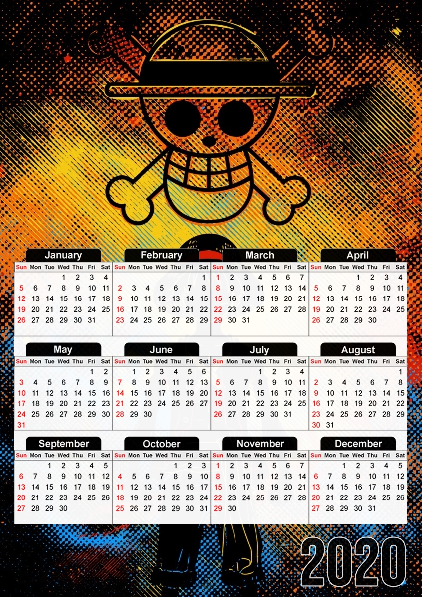  Pirate Art para A3 Photo Calendar 30x43cm