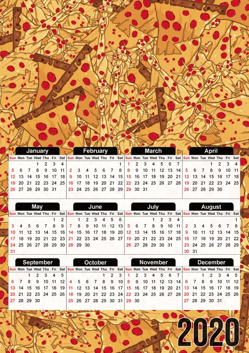  Pizza Liberty  para A3 Photo Calendar 30x43cm