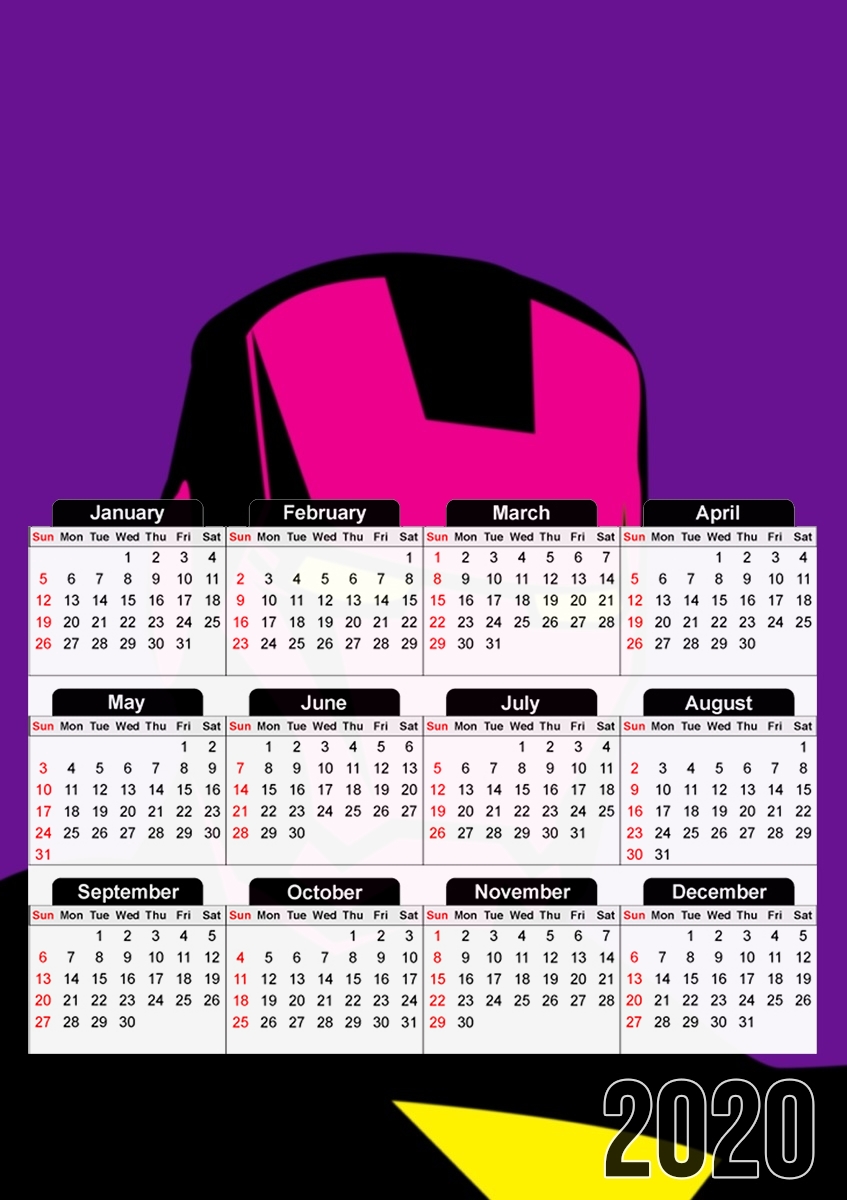  Pop the iron! para A3 Photo Calendar 30x43cm