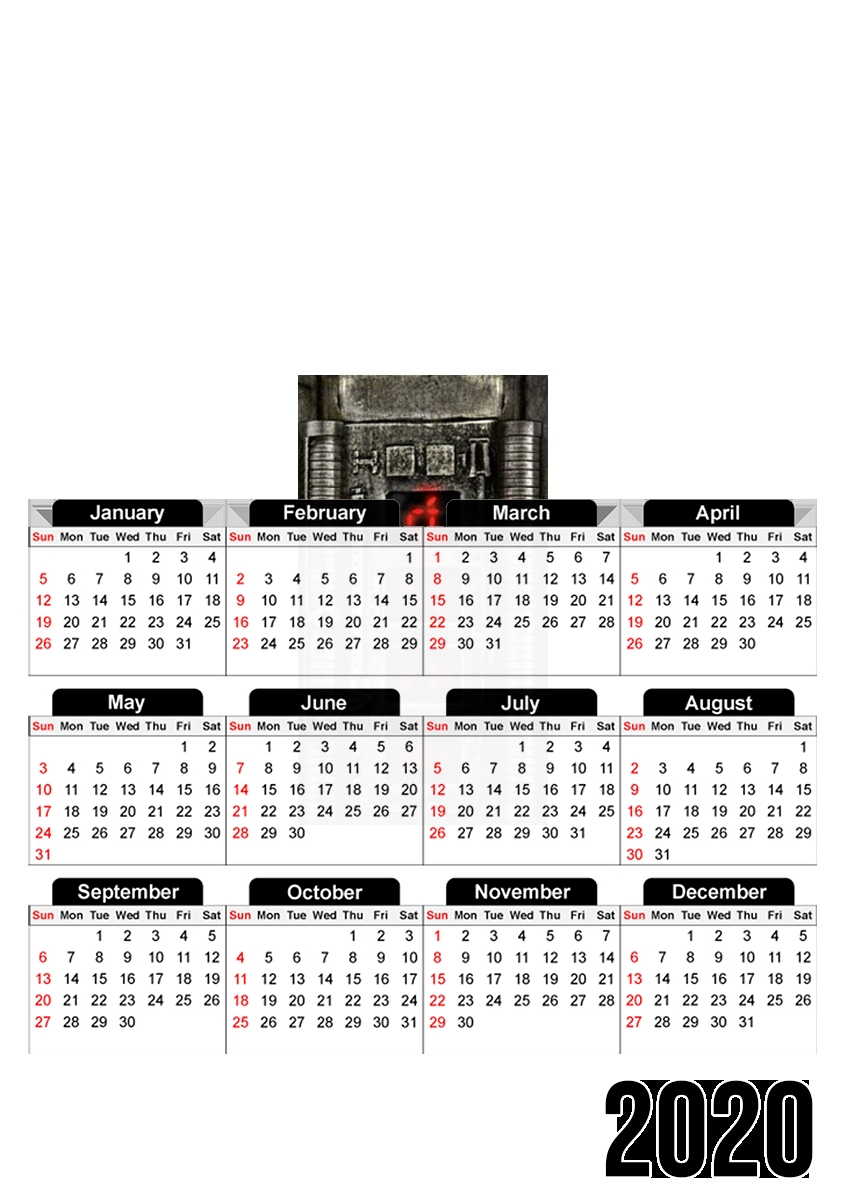  Predator gauntlet para A3 Photo Calendar 30x43cm