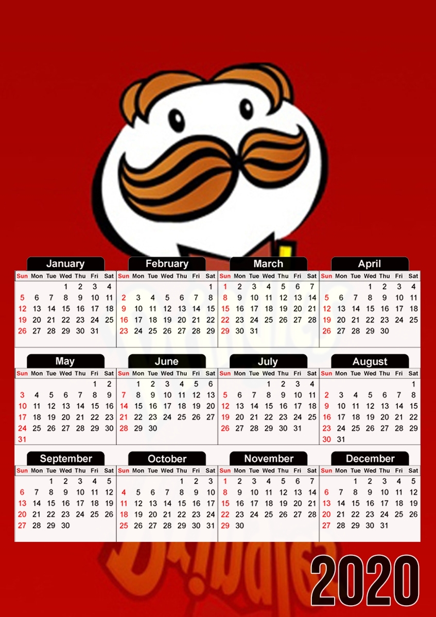  Pringles Chips para A3 Photo Calendar 30x43cm