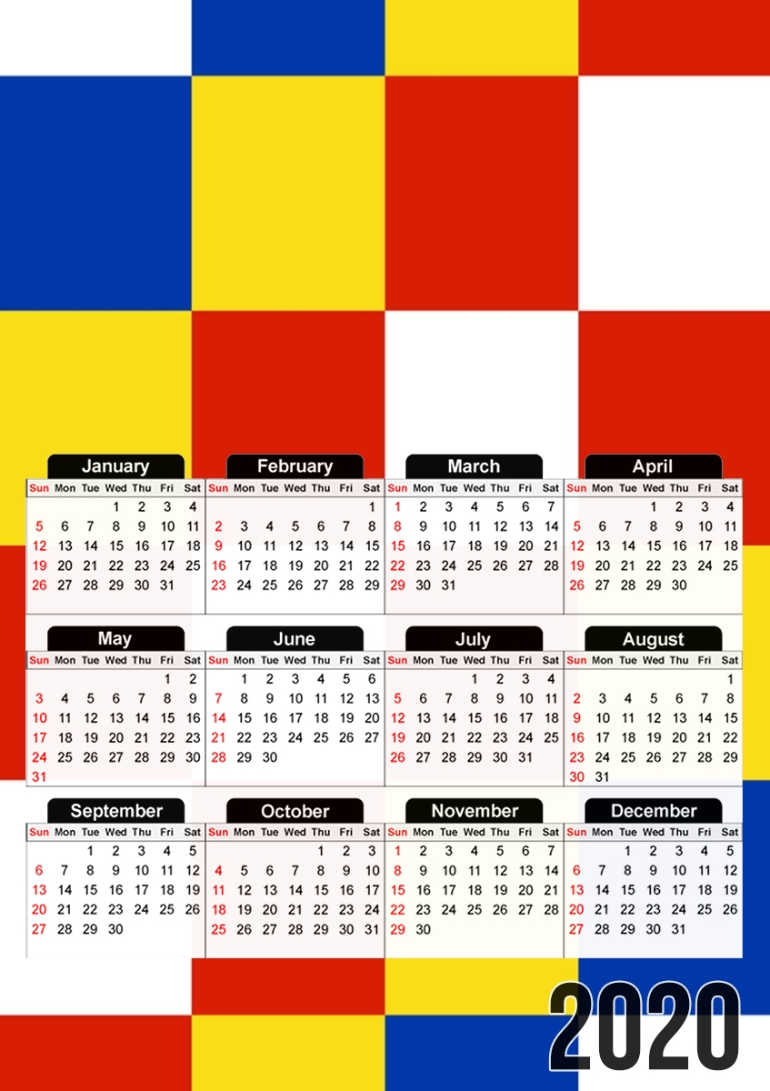  Province Anvers para A3 Photo Calendar 30x43cm