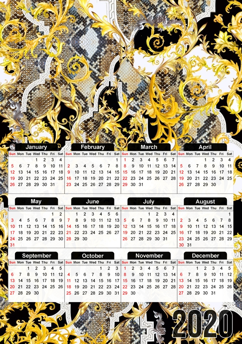  Python para A3 Photo Calendar 30x43cm