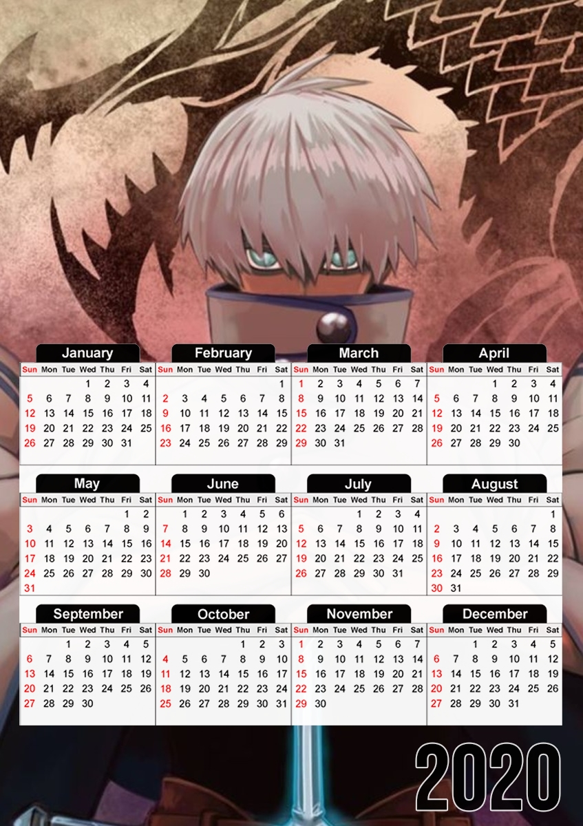  Ragna Crimson para A3 Photo Calendar 30x43cm