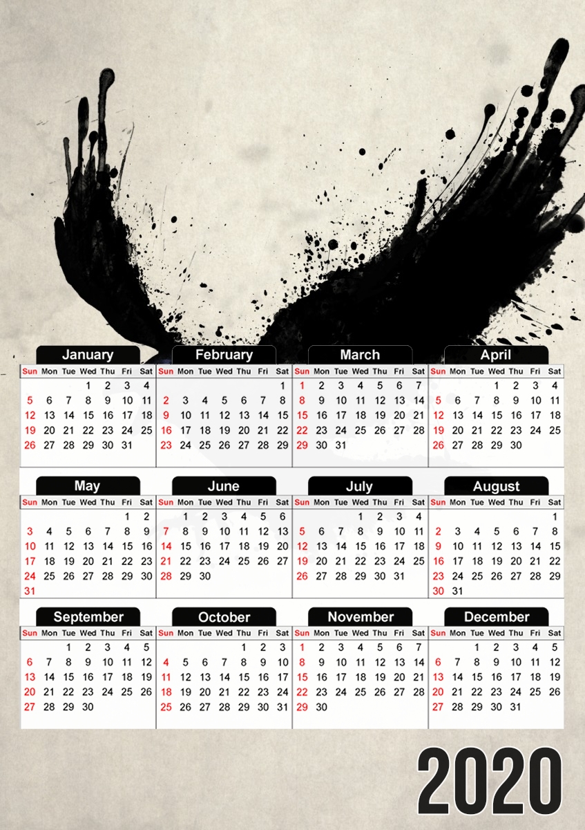  Raven para A3 Photo Calendar 30x43cm