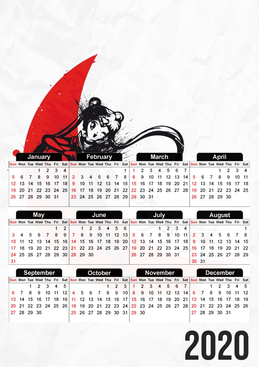  RedSun : Moon para A3 Photo Calendar 30x43cm