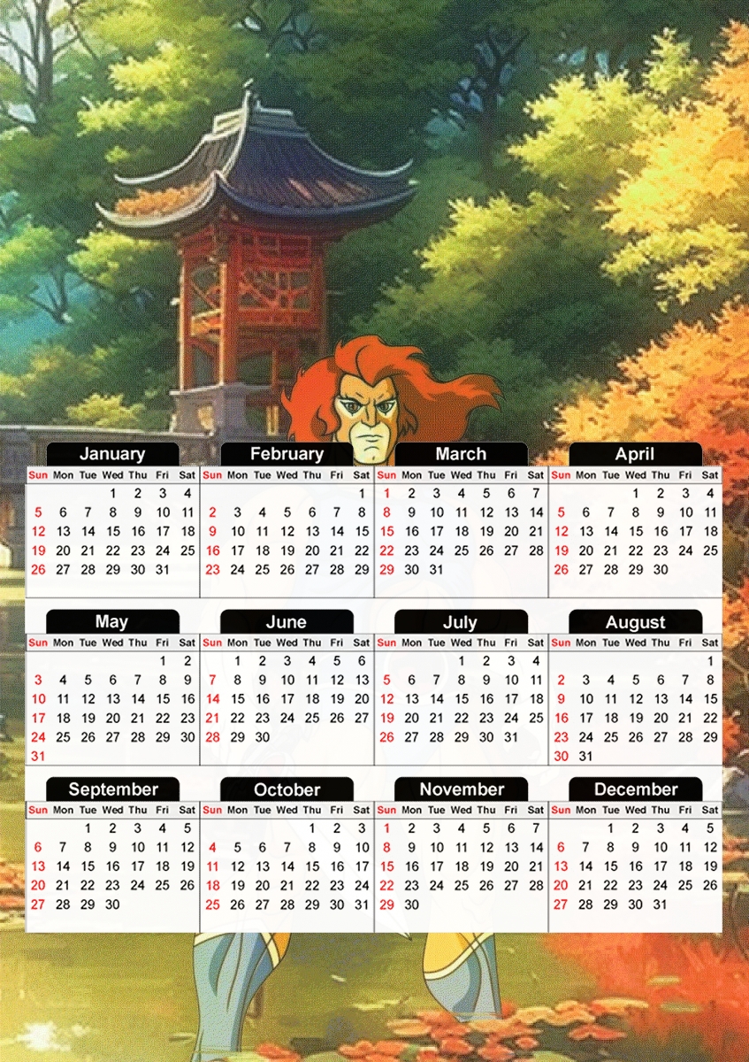  Retro 80 HeMan para A3 Photo Calendar 30x43cm