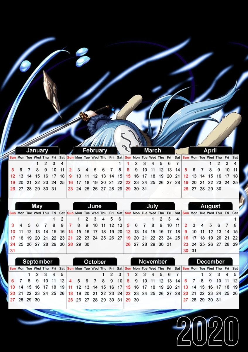  rimuru tempest para A3 Photo Calendar 30x43cm