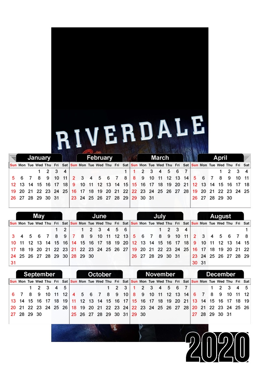  RiverDale Tribute Archie para A3 Photo Calendar 30x43cm