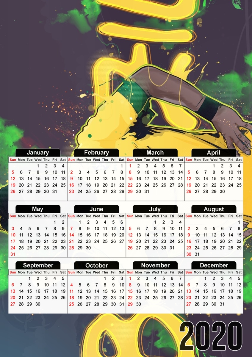  Ronaldinho Brazil Carioca para A3 Photo Calendar 30x43cm