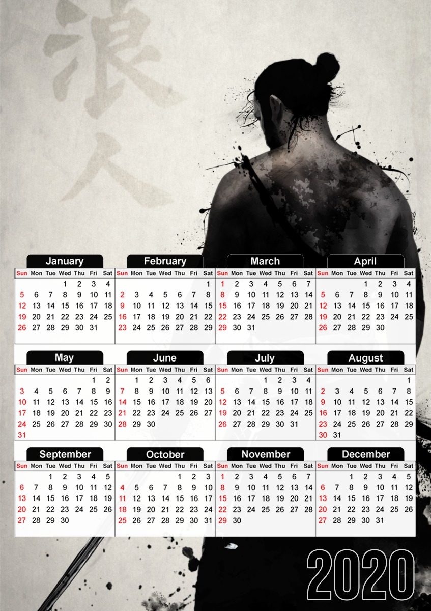  Ronin para A3 Photo Calendar 30x43cm