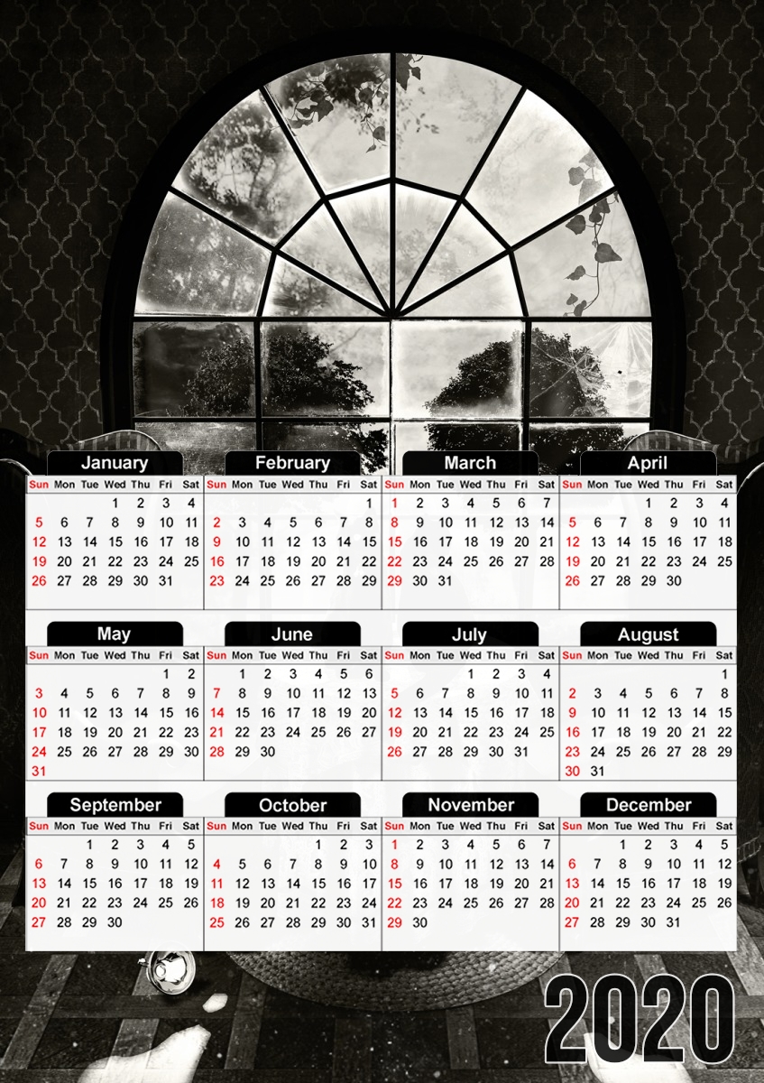  Room Skull para A3 Photo Calendar 30x43cm