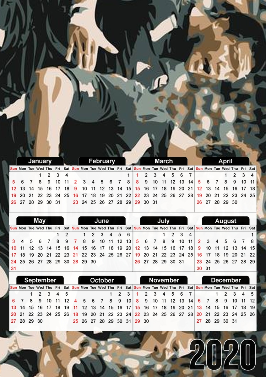  Rugby Haka para A3 Photo Calendar 30x43cm