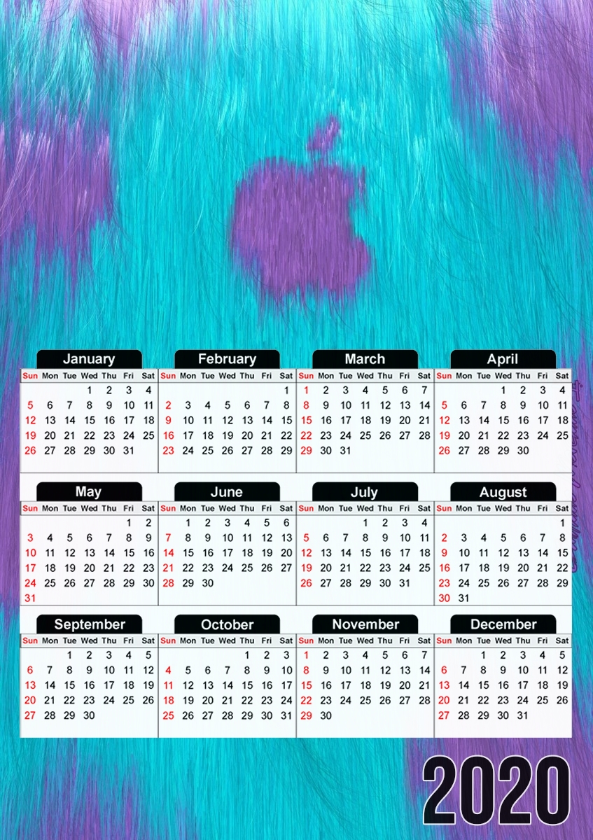  S-Sulley para A3 Photo Calendar 30x43cm