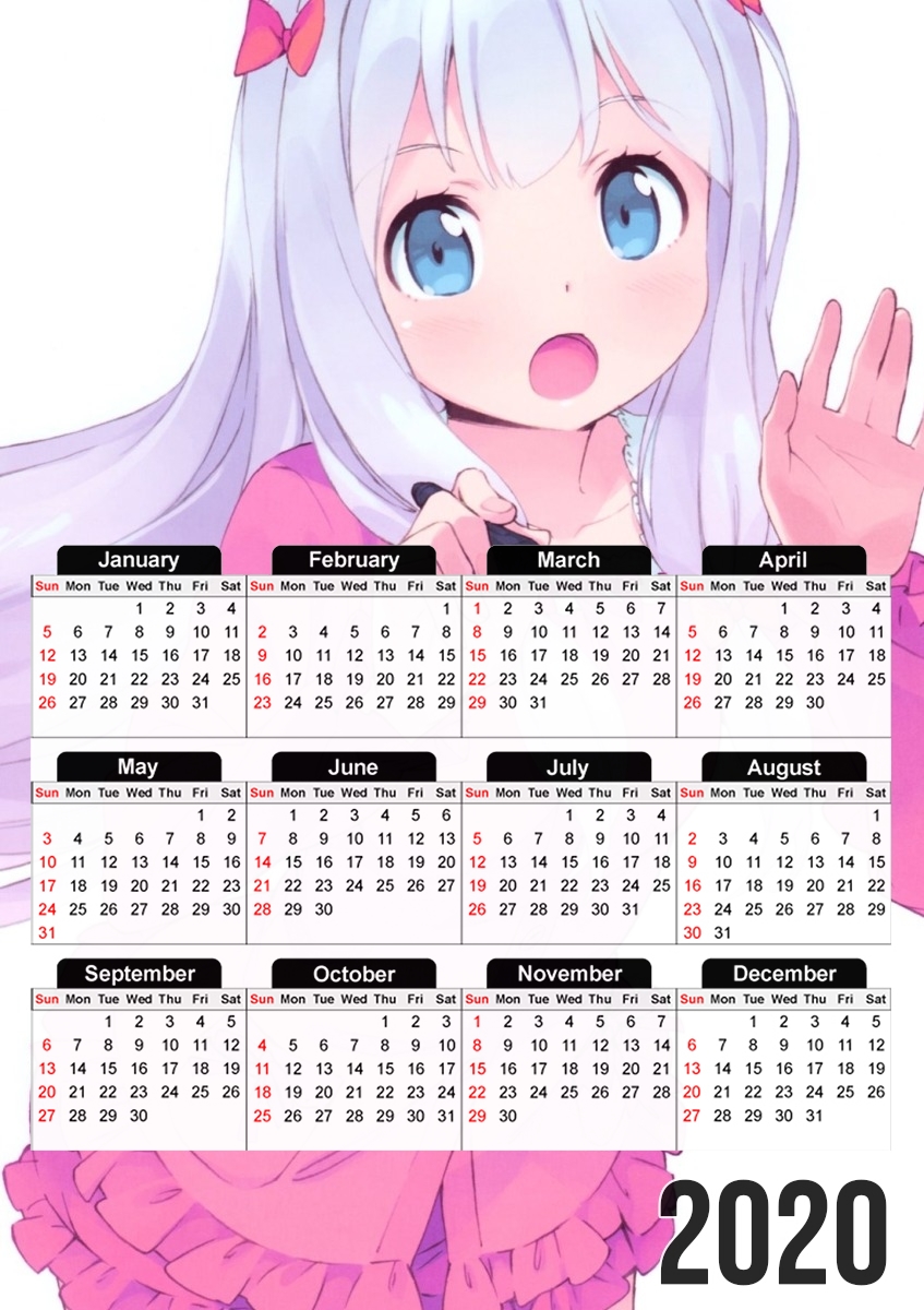  Sagiri izumi para A3 Photo Calendar 30x43cm