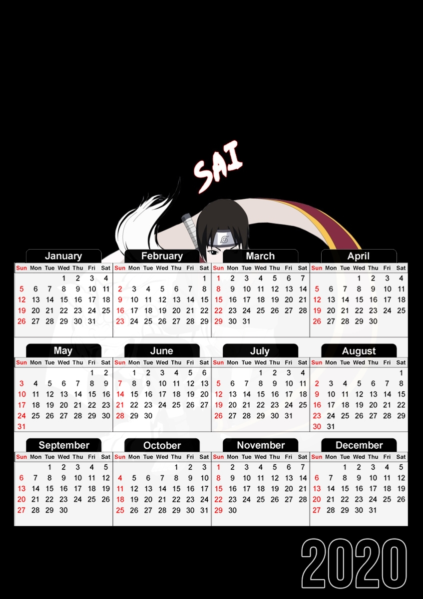  Sai Painter para A3 Photo Calendar 30x43cm