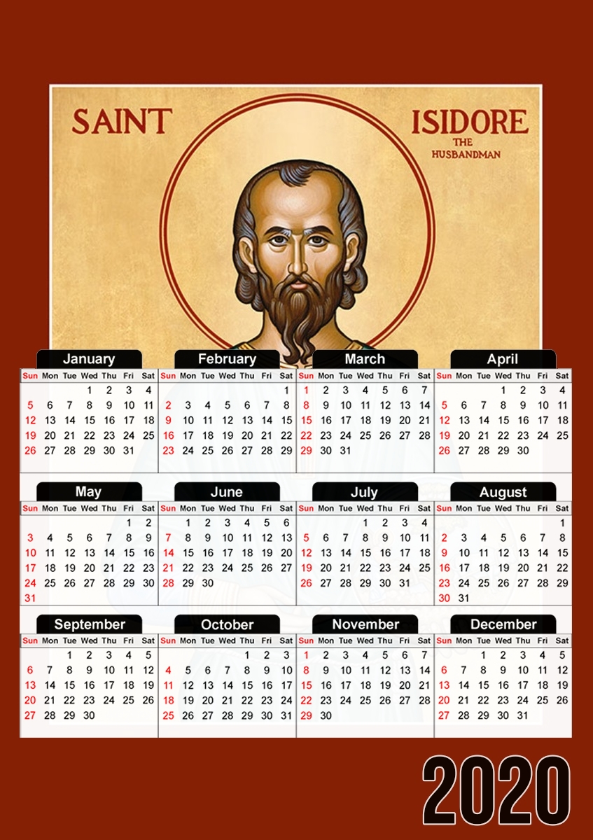  Saint Isidore para A3 Photo Calendar 30x43cm