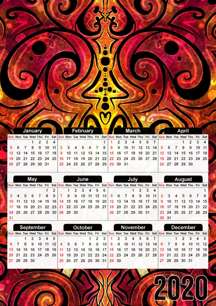  She Devil para A3 Photo Calendar 30x43cm