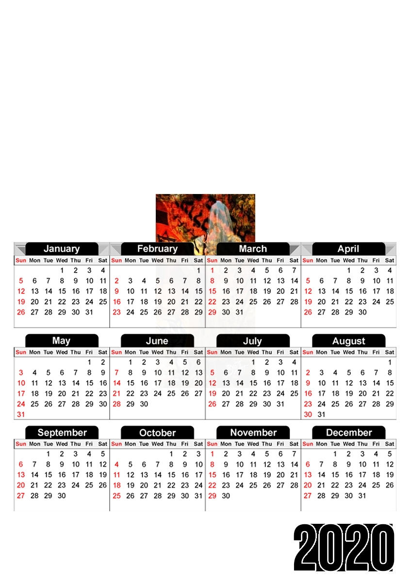  Shema Israel para A3 Photo Calendar 30x43cm