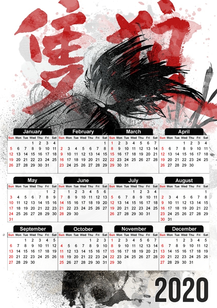  Shinobi Spirit para A3 Photo Calendar 30x43cm