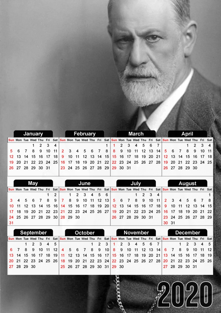  sigmund Freud para A3 Photo Calendar 30x43cm