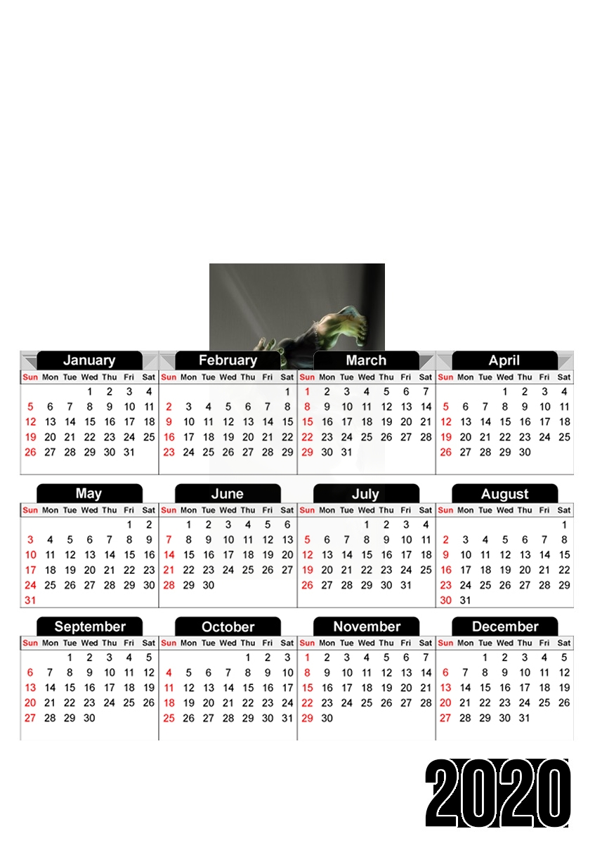  Smash para A3 Photo Calendar 30x43cm