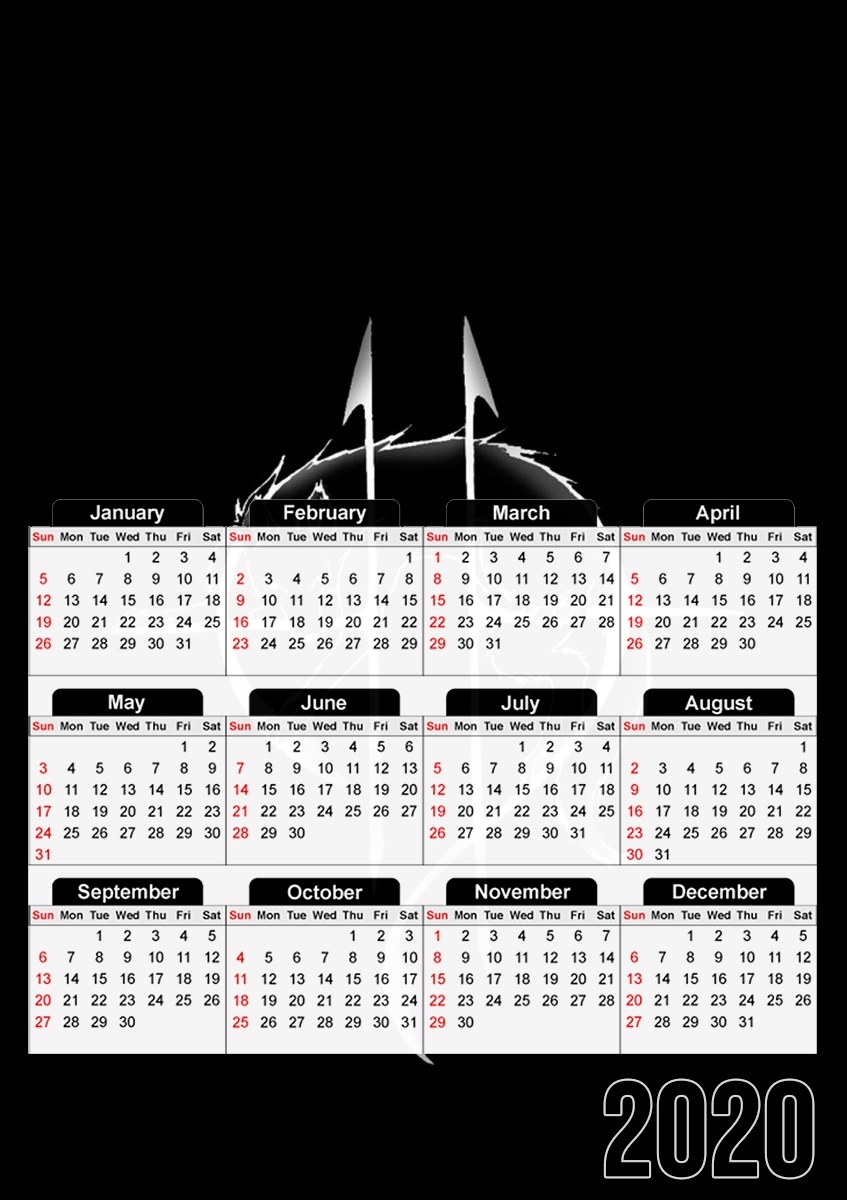 Sonata Arctica para A3 Photo Calendar 30x43cm