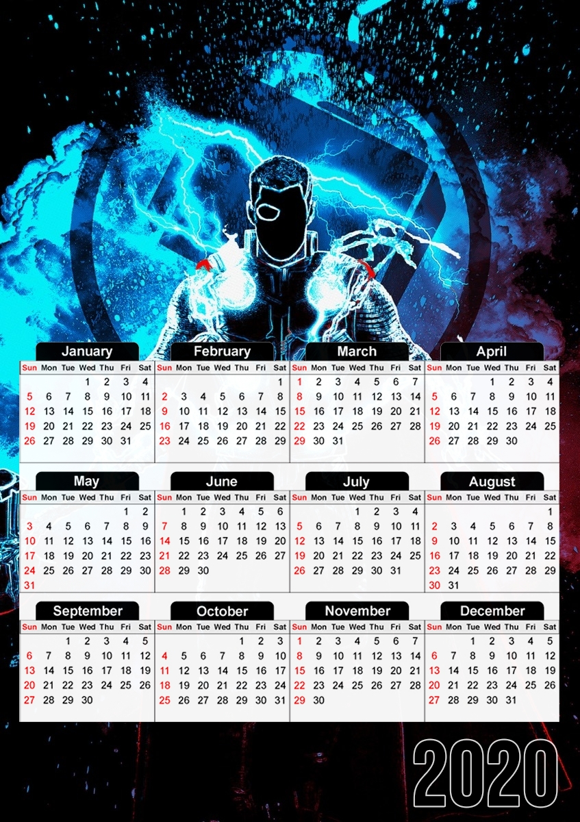  Soul of Asgard para A3 Photo Calendar 30x43cm