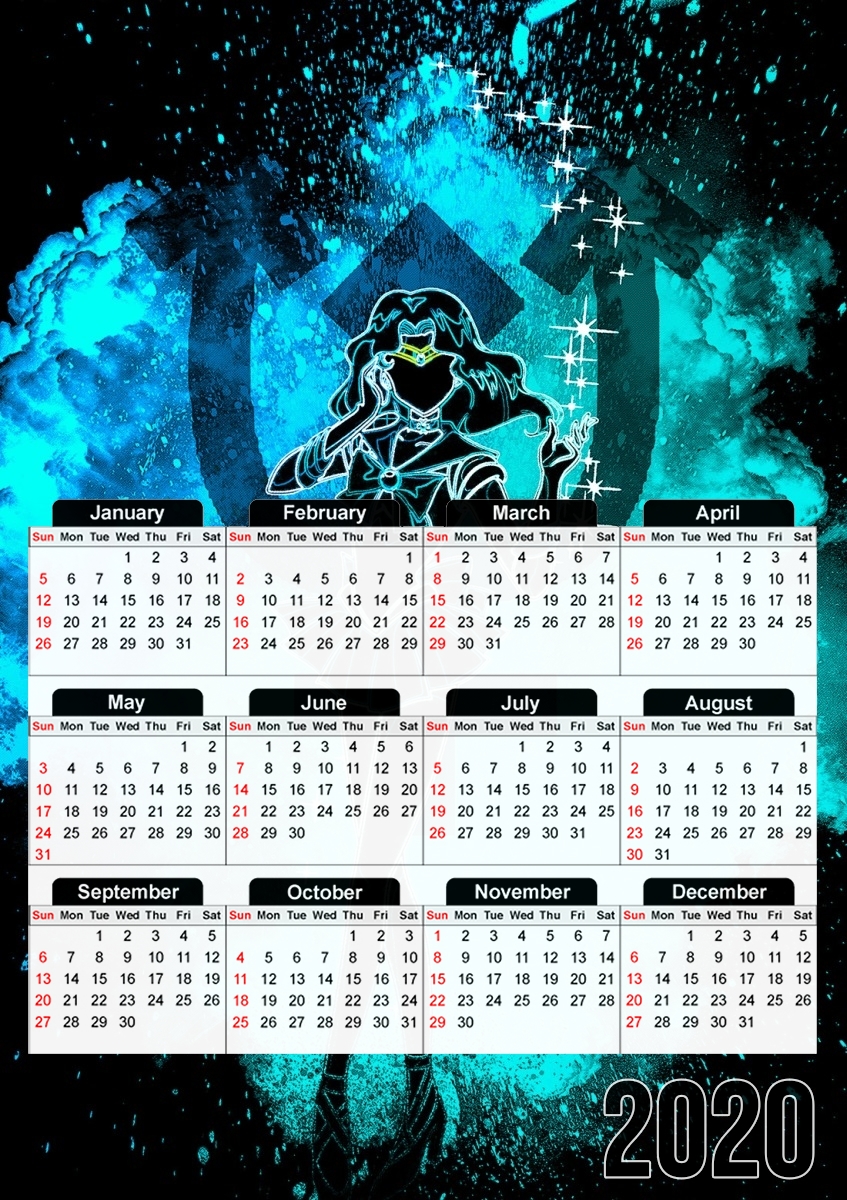  Soul of Neptune para A3 Photo Calendar 30x43cm