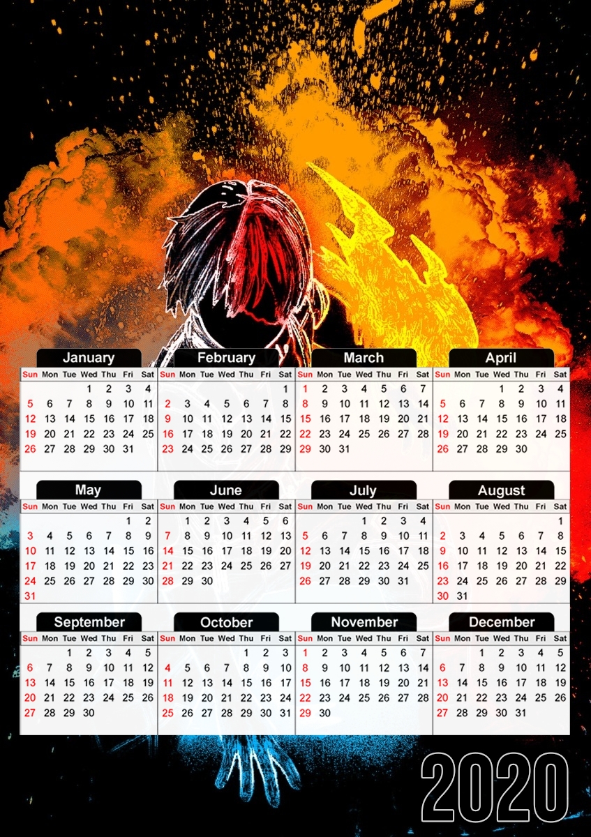  Soul of the Ice and Fire para A3 Photo Calendar 30x43cm