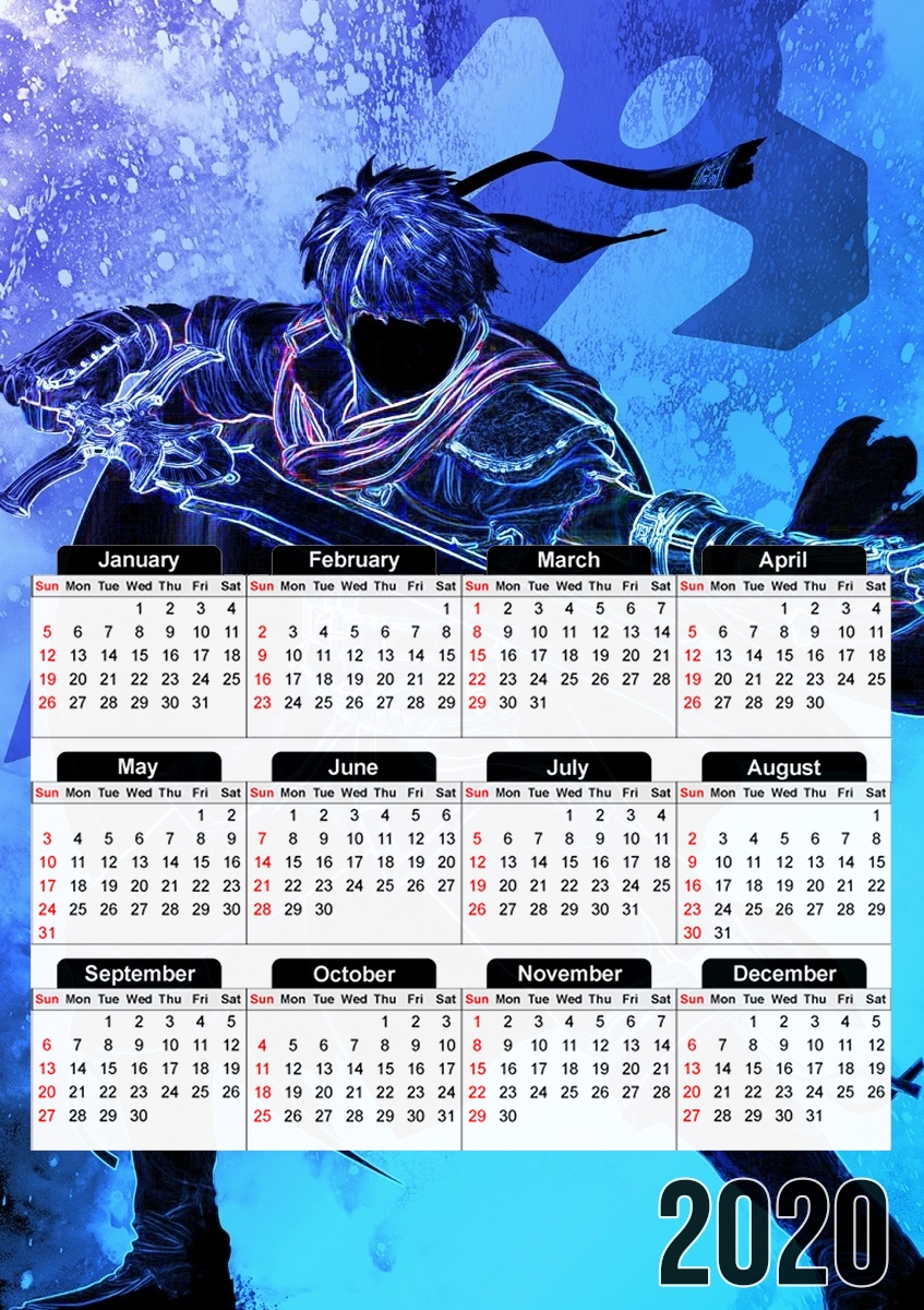  Soul of the Sword para A3 Photo Calendar 30x43cm