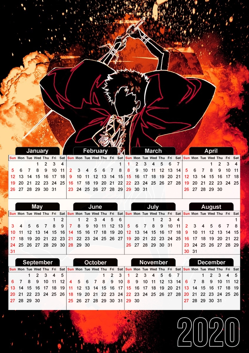  Soul of the Vagabond para A3 Photo Calendar 30x43cm