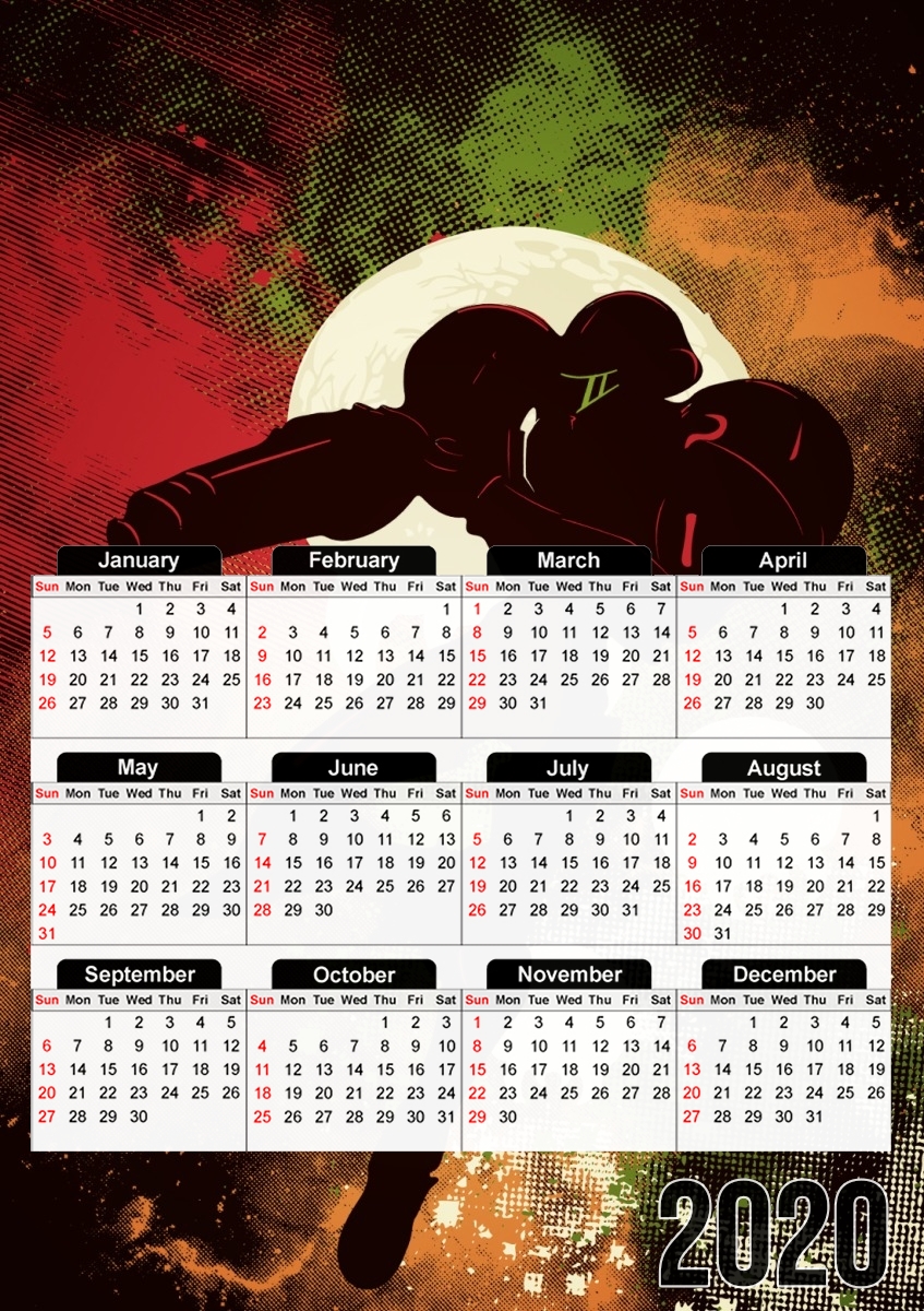  Space Hunter para A3 Photo Calendar 30x43cm