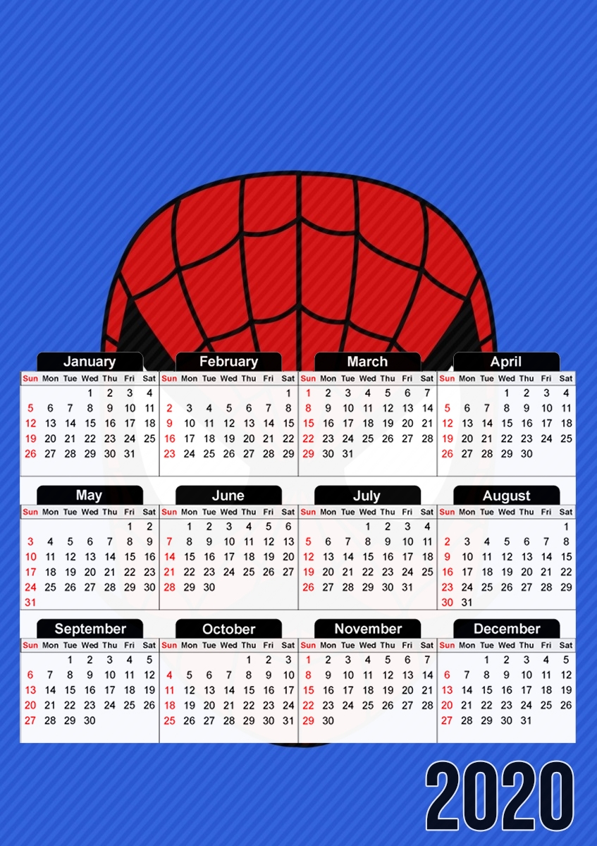  Spider Stache para A3 Photo Calendar 30x43cm