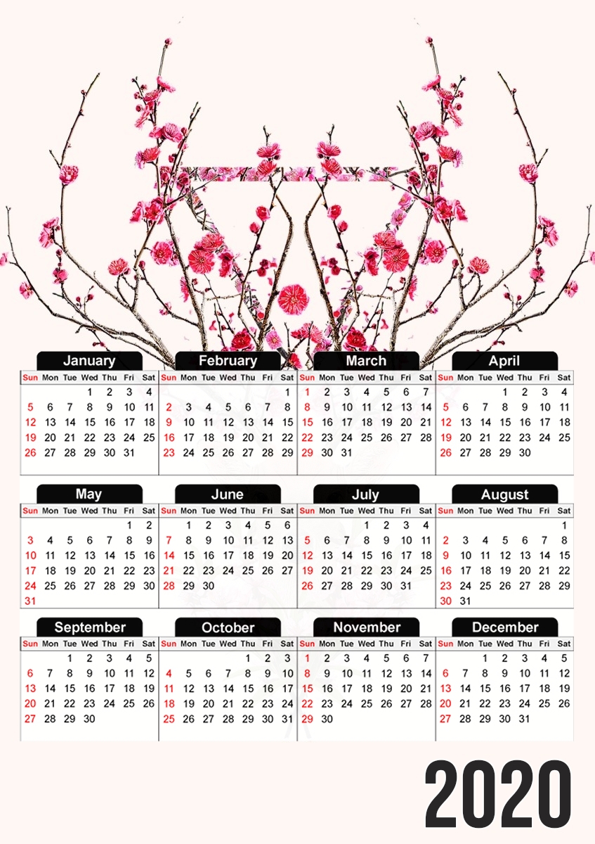  Spring Deer para A3 Photo Calendar 30x43cm