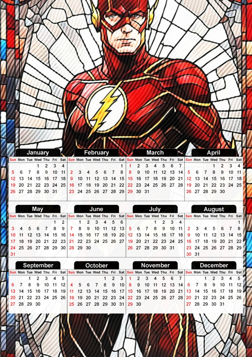  Stained Flash para A3 Photo Calendar 30x43cm